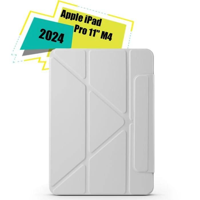Чохол для планшета BeCover Ultra Slim Origami Magnetic Apple iPad Pro 11 M4 2024 Gray (712962) (UA)
