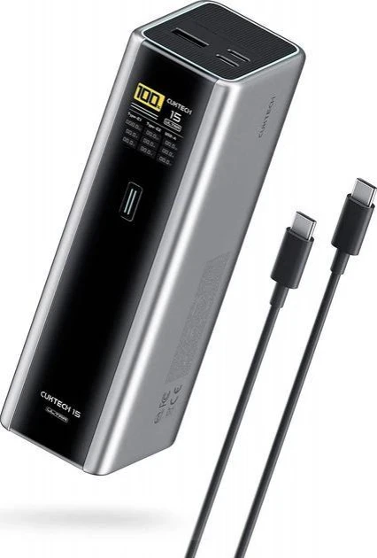 Мобільна батарея CUKTECH PB200 20000mAh 85W Grey