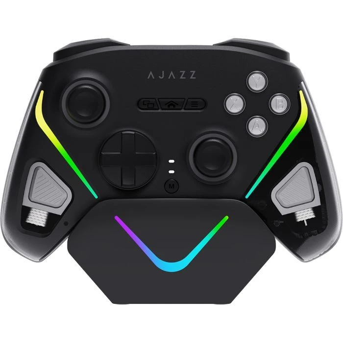 Геймпад Ajazz GP100S 2.4G/BT/USB Switch/PC/iOS/Android RGB Black (GP100S-B) (UA)