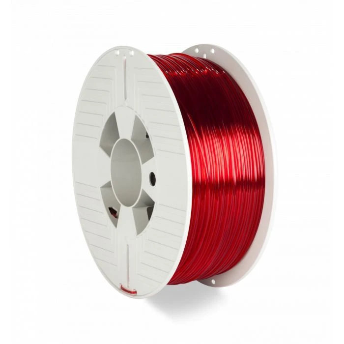 Пластик для 3D-принтера Verbatim PETG, 1.75 мм, 1 кг, red-transparent (55054) (UA)