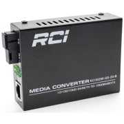 RCI 1G, 20km, SC, RJ45, Tx 1550nm standart size metal case (RCI502W-GE-20-B) (UA)