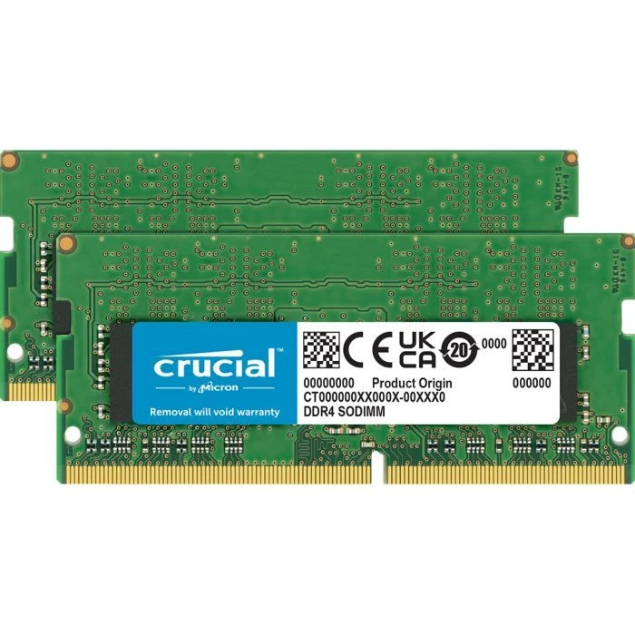 Оперативная память SoDIMM DDR4 64GB (2x32GB) 3200 MHz Micron (CT2K32G4SFD832A) (UA)
