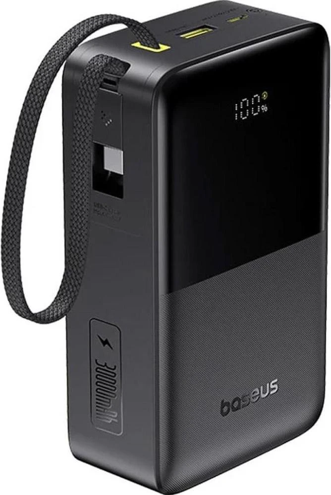 Мобильная батарея Baseus EnerFill Bipow 2 Pro 22.5W 30000mAh Black (E0028100) (UA)