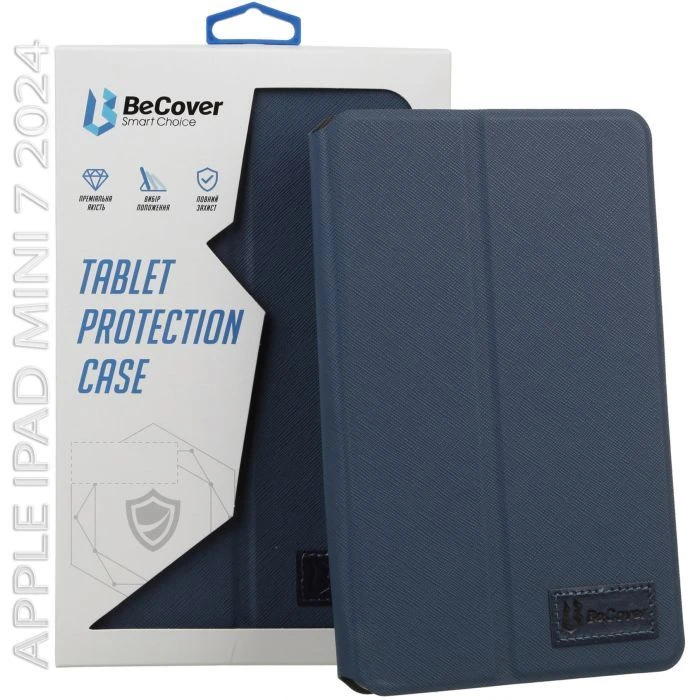 Чохол для планшета BeCover Premium Apple iPad Mini 7 2024 Deep Blue (712436) (UA)