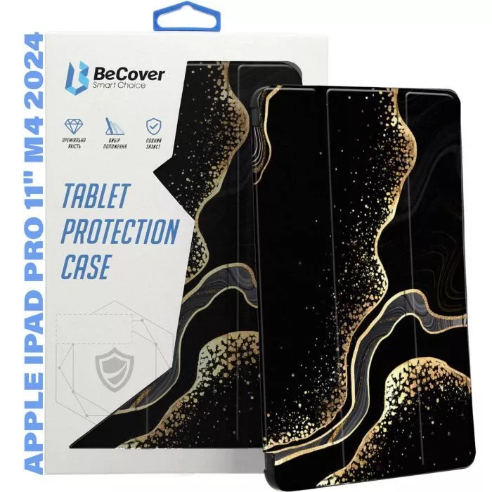 Чехол для планшета BeCover Smart Case Apple iPad Pro 11 M4 2024 Black Abstraction (711630) (UA)