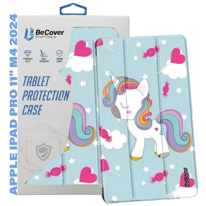 Чехол для планшета BeCover Smart Case Apple iPad Pro 11 M4 2024 Unicorn (711642) (UA)