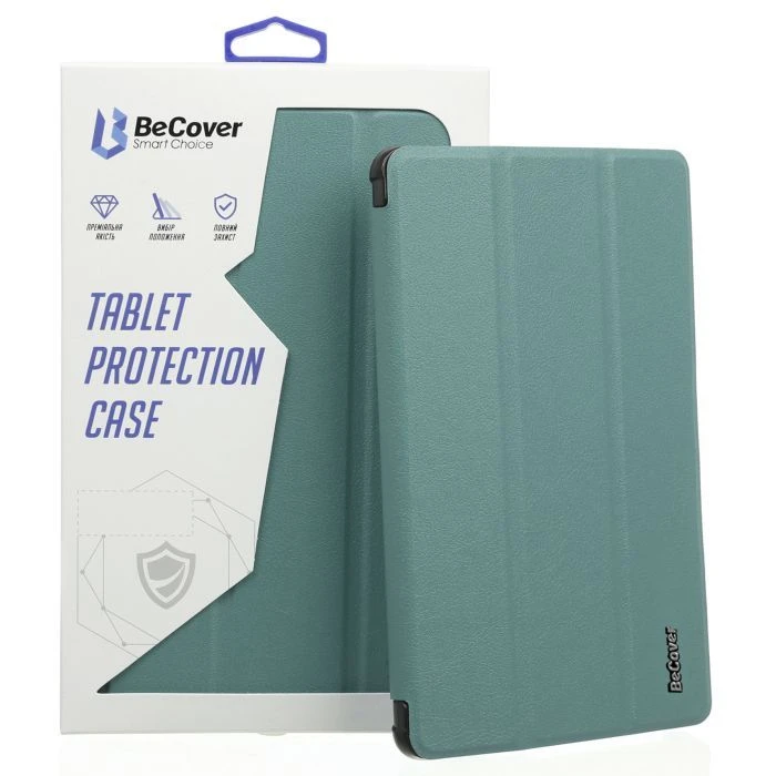 Чехол для планшета BeCover Soft Edge Pencil Apple iPad mini 6 2021 Dark Green (706804) (UA)