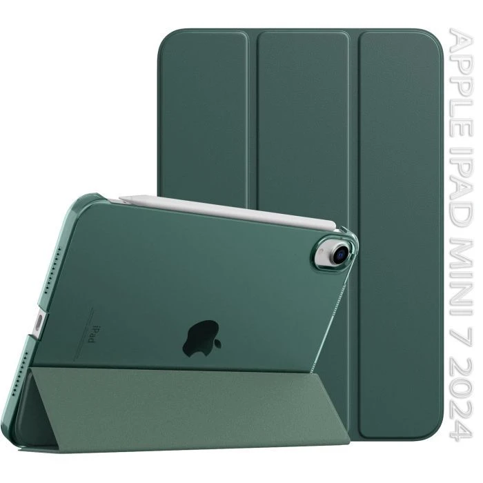 Чехол для планшета BeCover Tri Fold Hard Apple iPad Mini 7 2024 Dark Green (712451) (UA)
