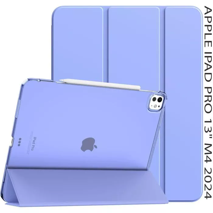 Чохол для планшета BeCover Tri Fold Hard Apple iPad Pro 13 M4 2024 Purple (711733) (UA)