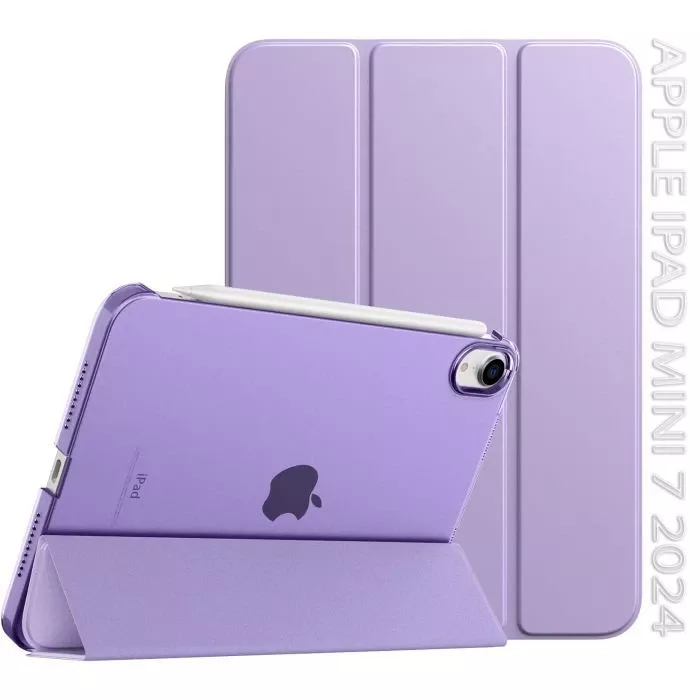 Чохол для планшета BeCover Tri Fold Hard BeCover Apple iPad Mini 7 2024 Purple (712455) (UA)