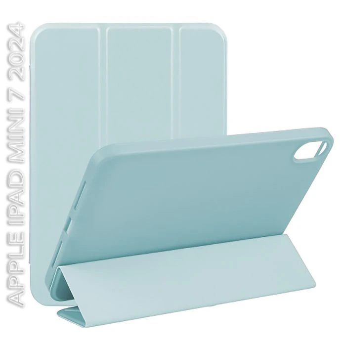 Чохол для планшета BeCover Tri Fold Hard TPU Apple iPad Mini 7 2024 Light Blue (712447) (UA)