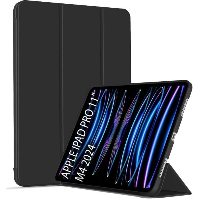 Чохол для планшета BeCover Tri Fold Soft TPU Silicone Apple iPad Pro 11 M4 2024 Black (711744) (UA)