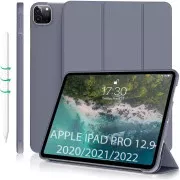 Чохол для планшета BeCover Tri Fold Soft TPU Silicone Apple iPad Pro 12.9 2020/2021/2022 Purple (711739) (UA)
