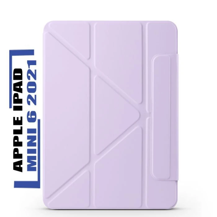 Чохол для планшета BeCover Ultra Slim Origami Magnetic Apple iPad Mini 6 2021 Пурпурний (712946) (UA)