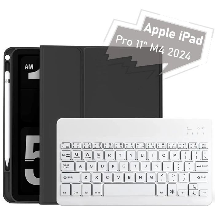 Чехол для планшета BeCover with keyboard Apple iPad Pro 11 M4 2024 Black (712998) (UA)
