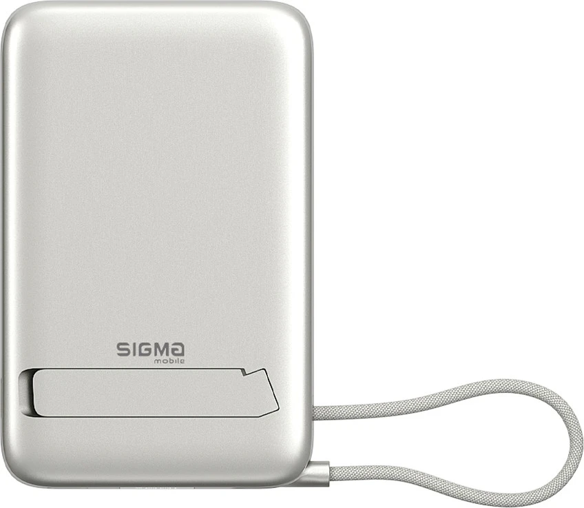 Мобільна батарея Sigma X-power SI10A8QL-MAG silver 10000mAh (4827798161012) (UA)