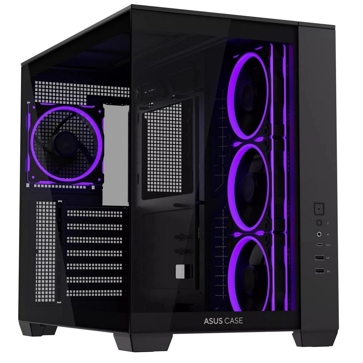 Корпус Asus A32 Plus Black Tempered Glass (90DC00S0-B19000) (UA)