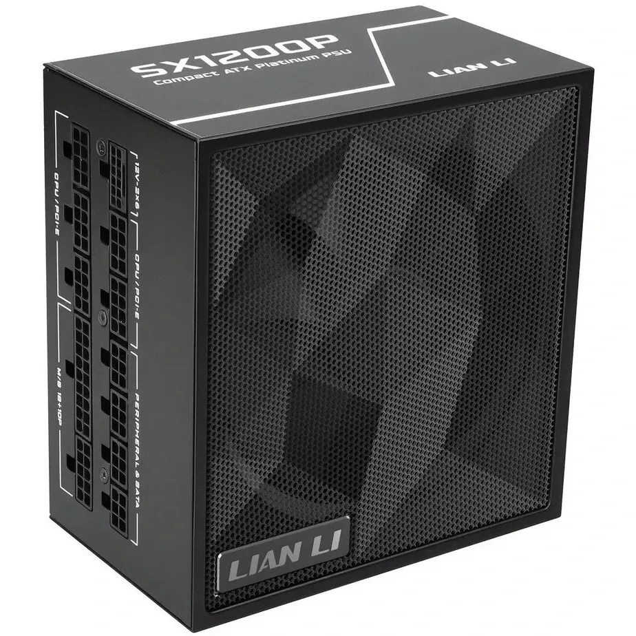 Блок живлення Lian Li SX1200P Black, EU Cord (G9P.SX1200P.B000.EU) (UA)