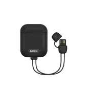 Remax RC-A6 Airpod зарядний пристрій для Apple AirPods Чорний (6954851232346) (UA)