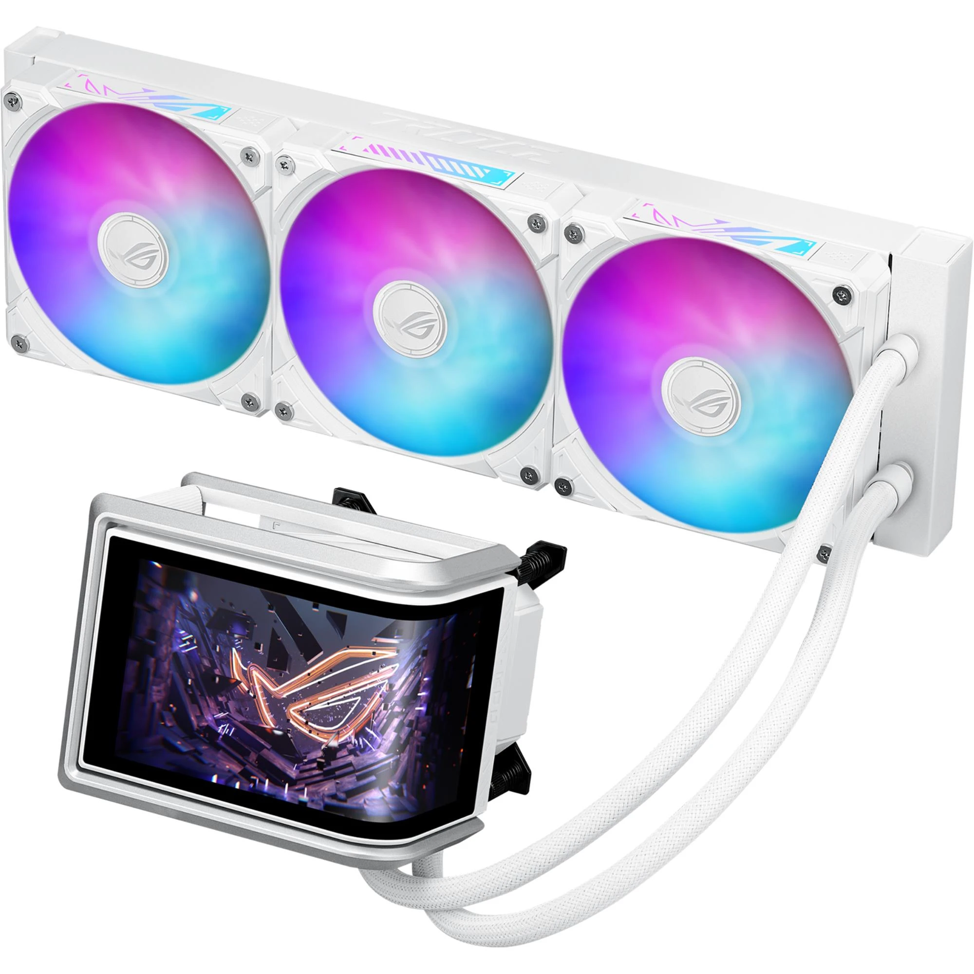 Система водяного охлаждения Asus ROG Ryuo IV 360 ARGB White (90RC01N2-B0EAY0) (UA)