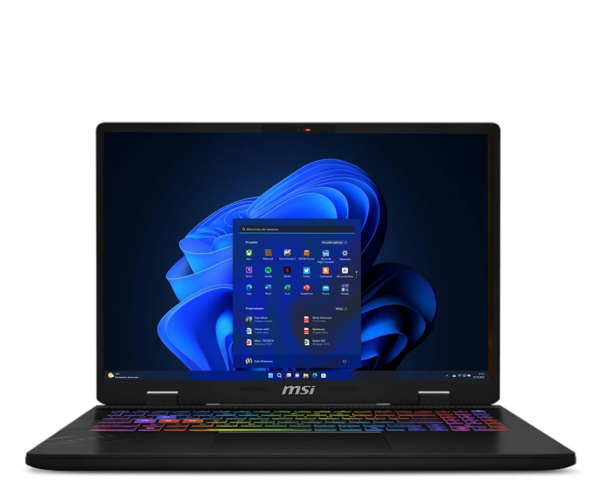 Ноутбук MSI Crosshair A16 HX Ryzen 7-8840HX/64GB/2TB/Win11X RTX5060 (Crosshair A16 HX | D8WFKG-023XPL)