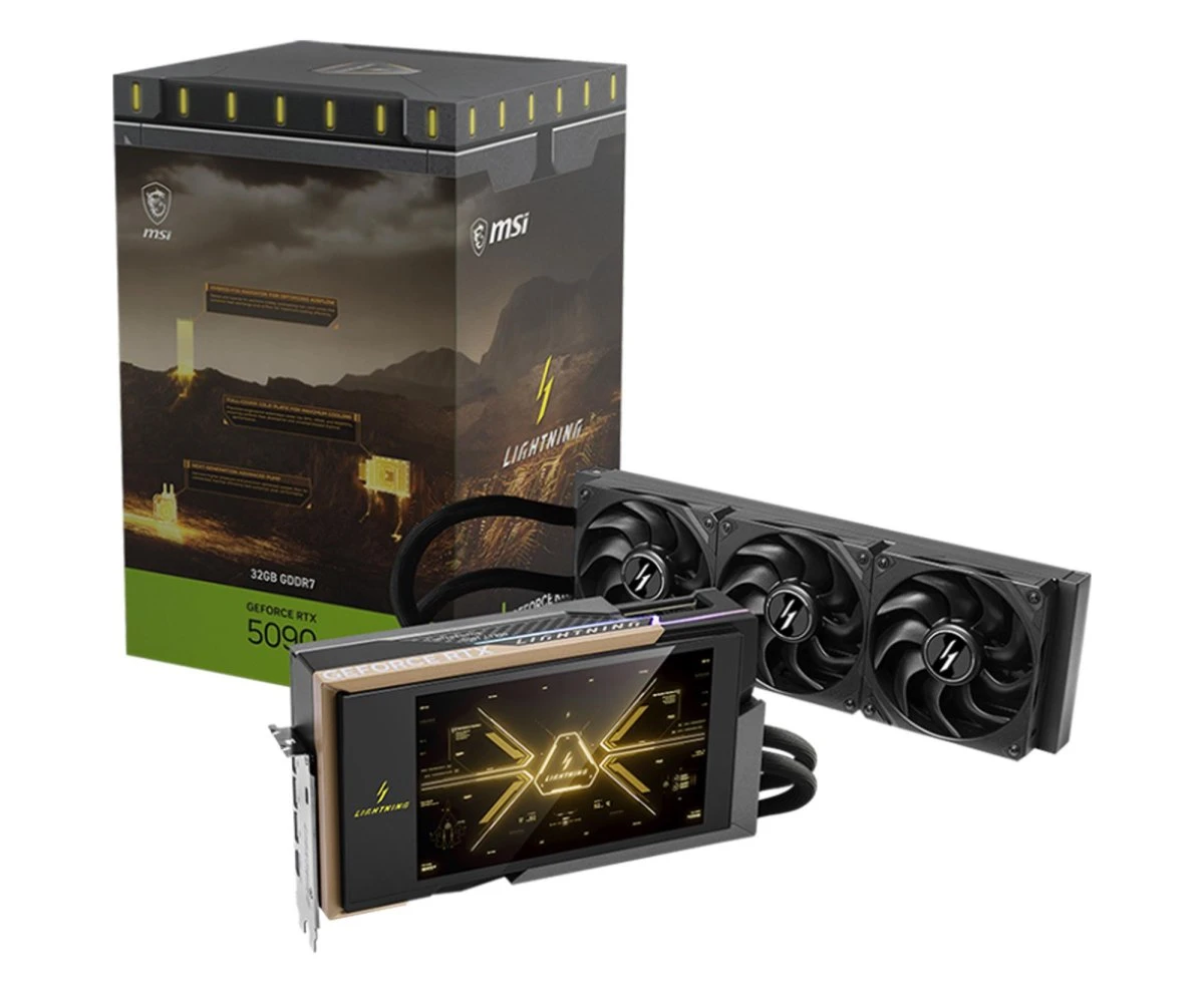 Відеокарта MSI GeForce RTX 5090 LIGHTNING Z 32GB GDDR7 DLSS4 (G5090-32LZ) EU