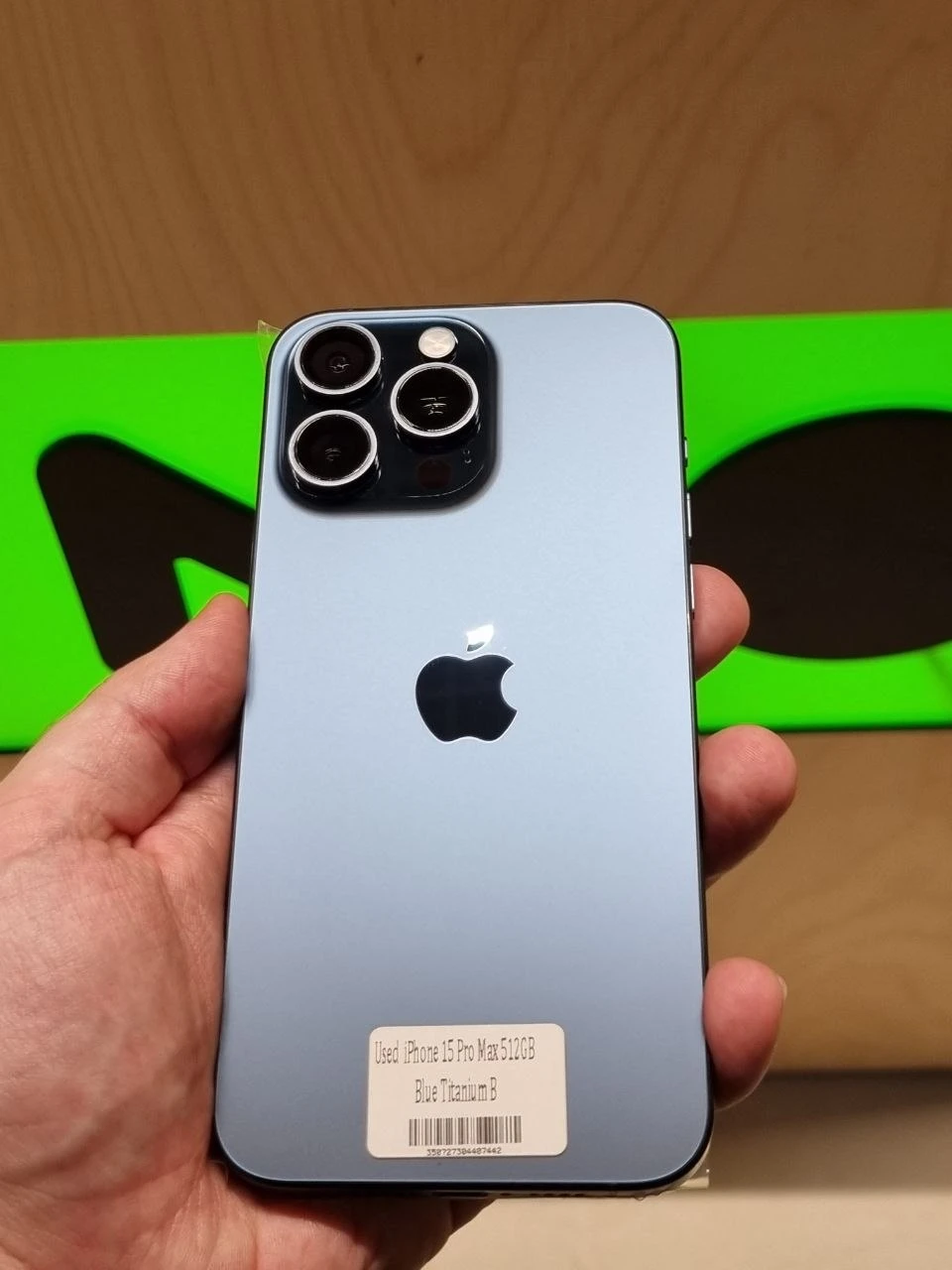 Б/В Apple iPhone 15 Pro Max 512GB Blue Titanium (Хороший стан)