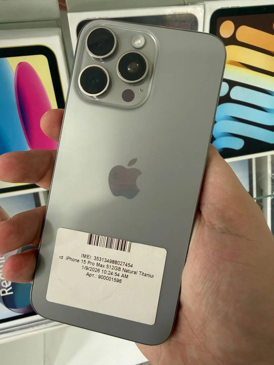 Б/В Apple iPhone 15 Pro Max 512GB Natural Titanium (Хороший стан)