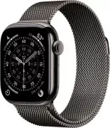 Apple Watch Series 11 GPS + Cellular 42mm Slate Titanium Case with Slate Milanese Loop (MF8U4)