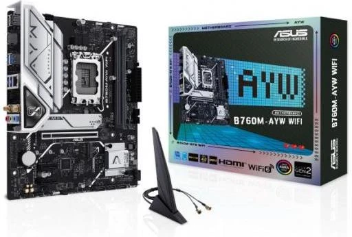 Материнська плата ASUS B760M-AYW WIFI-SI (90MB1FK0-M0UBY0) (UA)