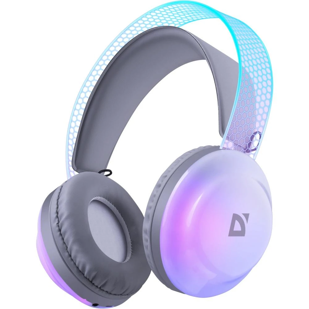 Наушники с микрофоном Defender FreeMotion B651 RGB White (63651) (UA)