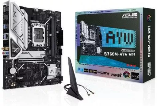 Материнська плата ASUS B760M-AYW WIFI-SI (90MB1FK0-M0UBY0) (UA)