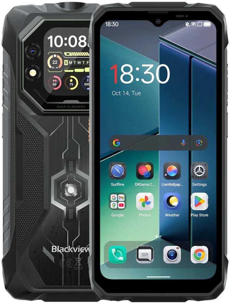 Телефон Blackview Rock 1 8/256GB Black (6931548325048) (UA)