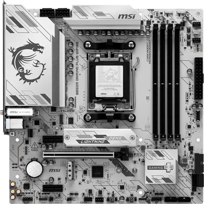 Материнська плата MSI B850M GAMING PLUS WIFI6E (911-7E81-002) (UA)