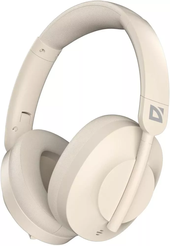 Навушники з мікрофоном Defender FreeMotion B485 ANC Beige (63486) (UA)