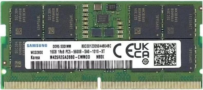 Оперативная память Samsung 16 GB SO-DIMM DDR5 6400 MHz (M435R2GA3PB1-CCP) (UA)