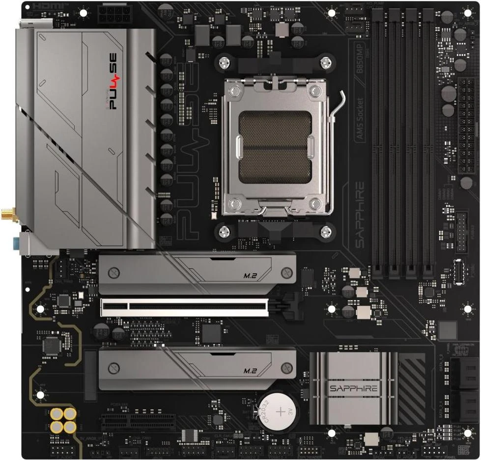 Материнська плата Sapphire PULSE B850M WIFI (52123-04-40G) (UA)
