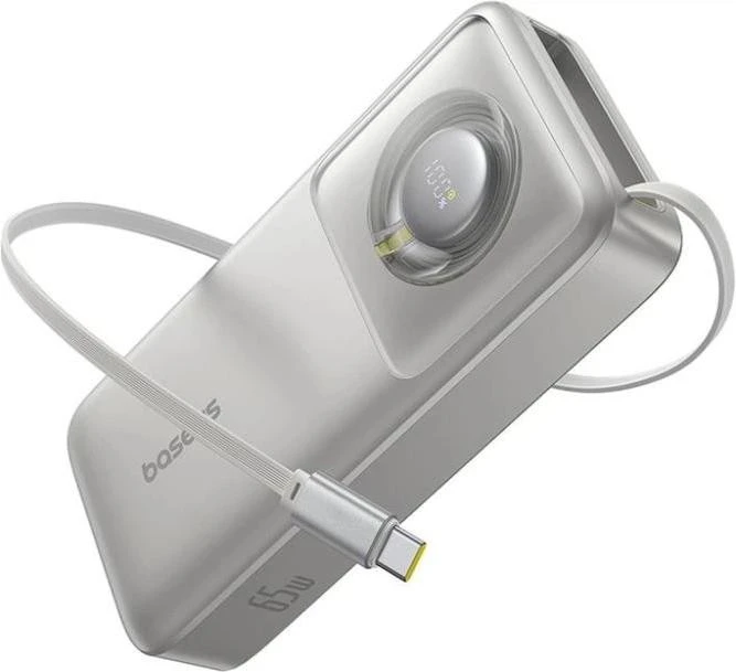 Мобільна батарея Зовнішній акумулятор (павербанк) Baseus Free2Pull 20000mAh Lunar Gray (P10073700843-00) (UA)