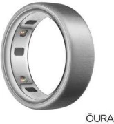Oura Ring 4 Brushed Silver Size 7 (JZ90-54220-07)
