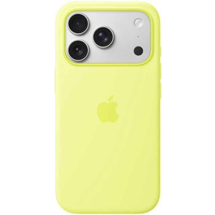 Чехол для мобильного телефона Apple Silicone iPhone 17 Pro Neon Yellow Model A3559 (MGFF4ZM/A) (UA)