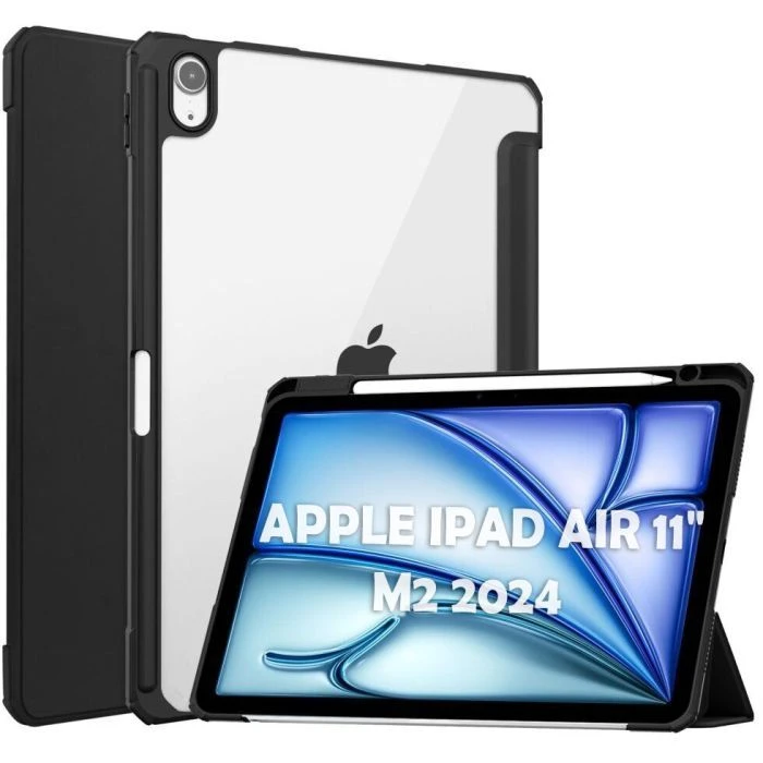 Чохол для планшета BeCover Soft Edge TPU Apple iPad Air 11 M2/M3 (2024/2025) Black (711702) (UA)