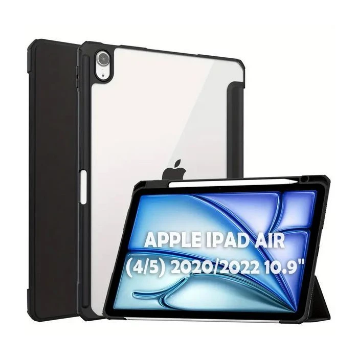 Чохол для планшета BeCover Soft Edge TPU Apple Pencil Apple iPad Air (4/5) 2020/2022 10.9 Black (711696) (UA)