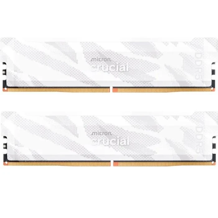 Оперативная память DDR5 32GB (2x16GB) 6400 MHz Pro Overclocking White Micron (CP2K16G64C32U5W) (UA)