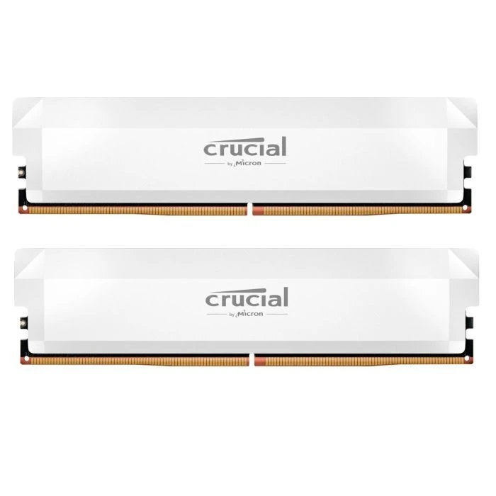 Оперативная память DDR5 64GB (2x32GB) 6400 MHz Pro Overclocking White Micron (CP2K32G64C40U5W) (UA)
