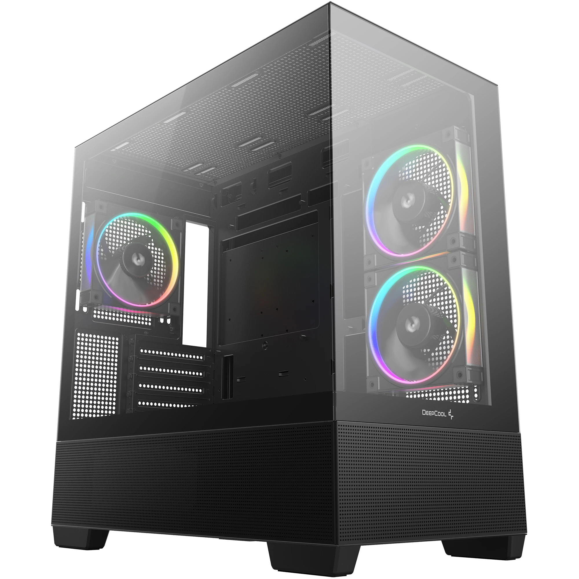 Корпус DeepCool CG380 3F Black (R-CG380-BKAGM3-G) без БП (UA)