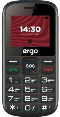 Мобільний телефон ERGO R202 Black (UA)