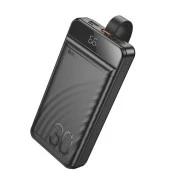 HOCO 30000mAh Element PD/20W, QC/22.5W, LED Lamp, Black (J123B / 714735) (UA)