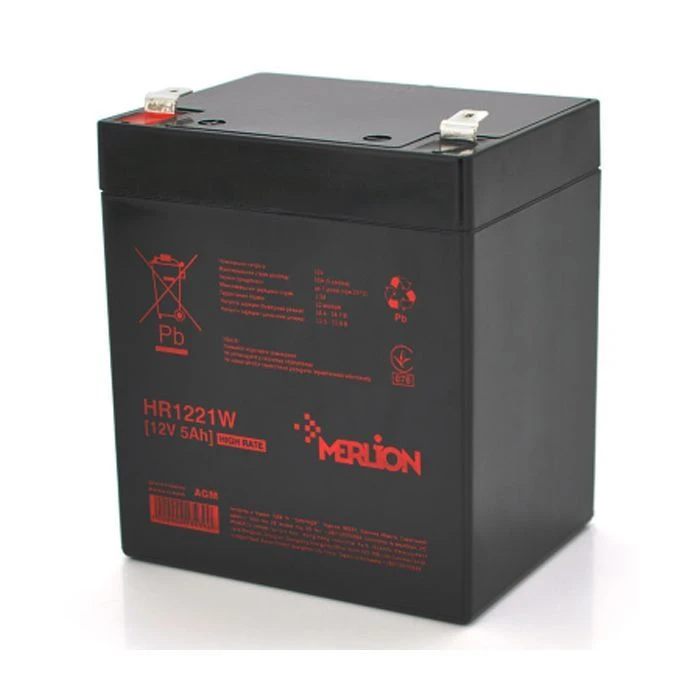 Акумуляторна батарея Merlion HR1221W 12V-5Ah (HR1221W) (UA)