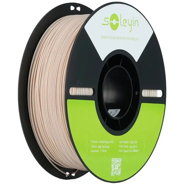 Пластик для 3D-принтера Creality Soleyin PETG 1.75мм, 1кг, brown milk tea (3301030165) (UA)