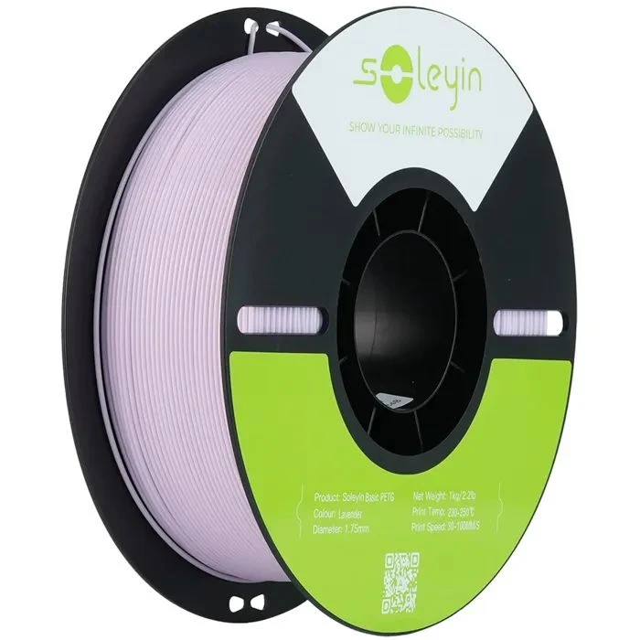 Пластик для 3D-принтера Creality Soleyin PETG 1.75мм, 1кг, лавандовий (3301030157) (UA)
